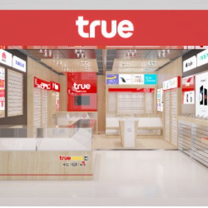 ออกแบบร้าน ตกแต่งร้าน True Partner โลตัส อ.กบินทร์บุรี จ. ปราจีนบุรี
